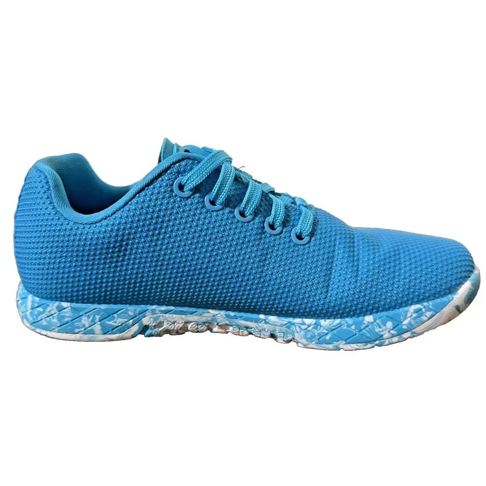 NOBULL SuperFabric Outwork Trainer Blue Marble 6 M 7.5 W CrossFit Sneakers Shoes